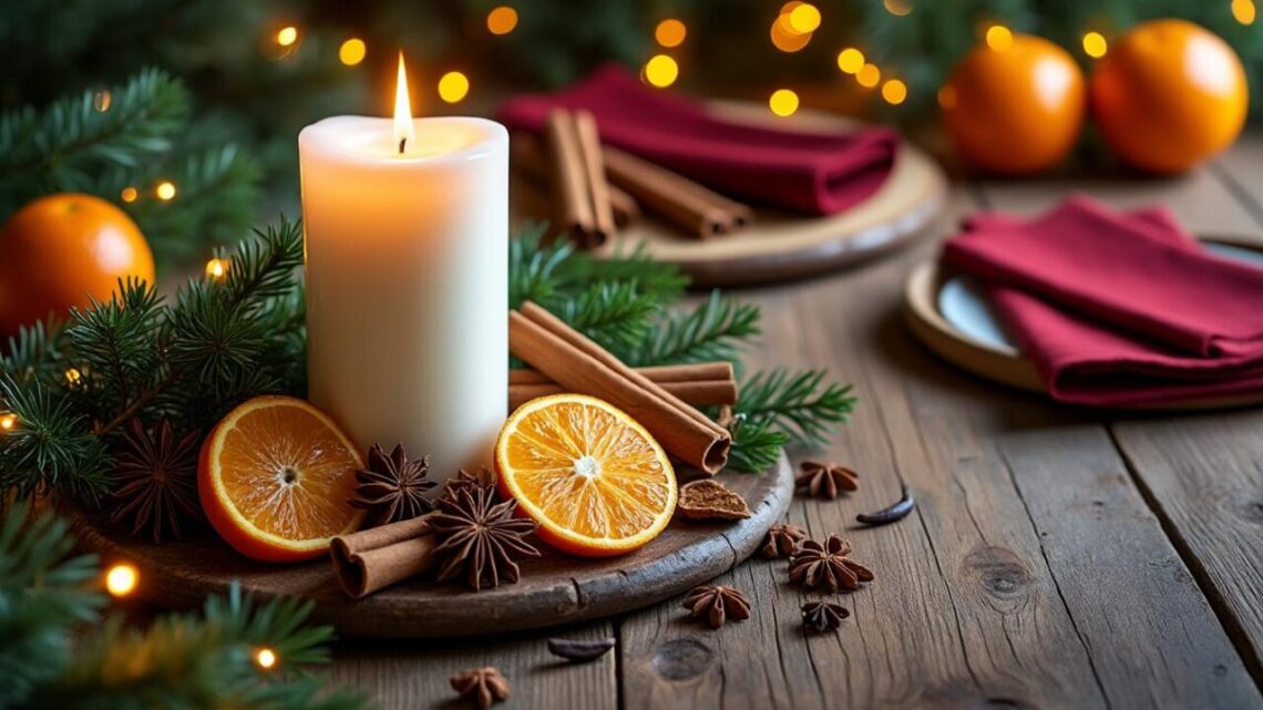Bougie de Noël : quelles senteurs privilégier pour une ambiance chaleureuse
