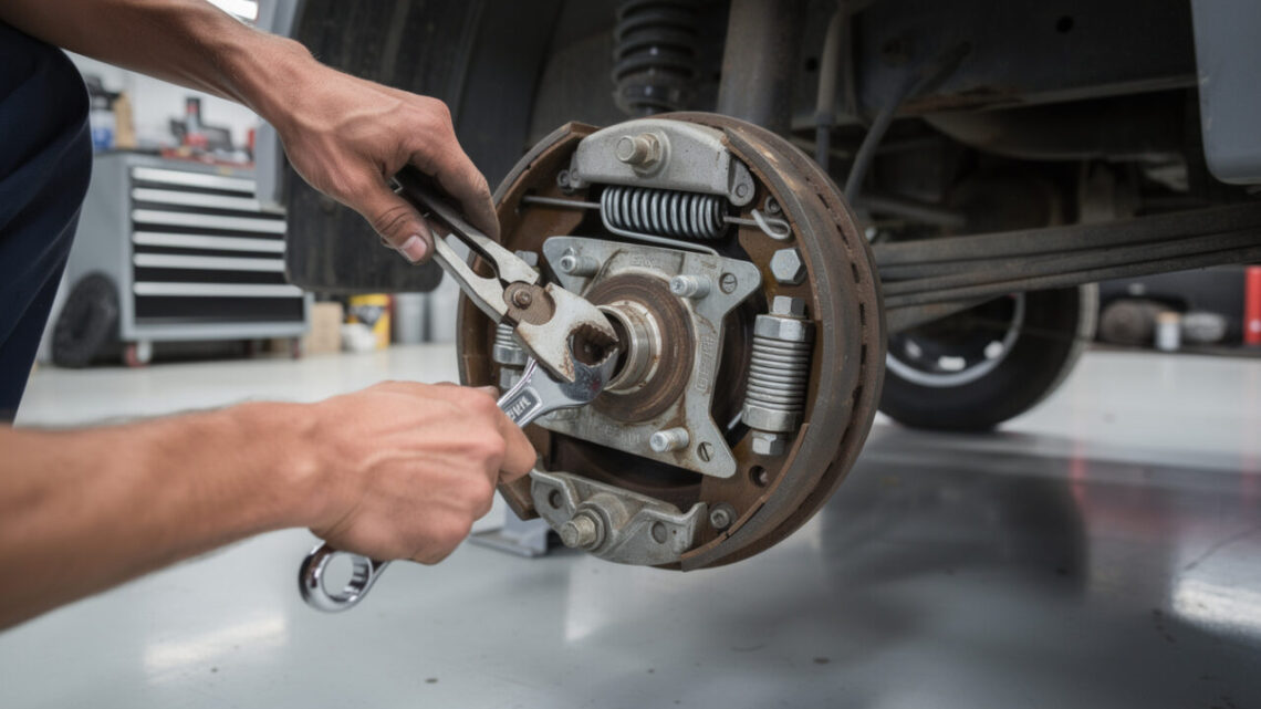Comment remplacer le système de freinage d’une remorque Erka ?