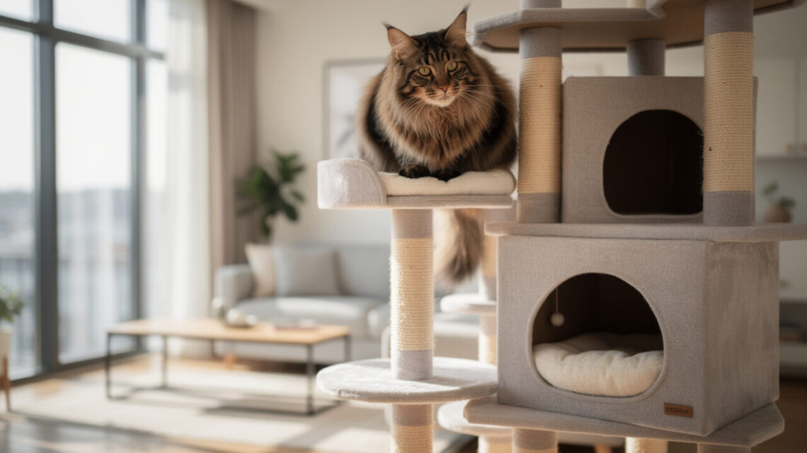Arbre à chat maine coon : comment choisir le meilleur pour votre felin