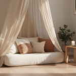 découvrez comment créer un coin cocon chaleureux et élégant dans votre chambre ou salon grâce à un tissu pour ciel de toit, pour une ambiance cosy et apaisante.