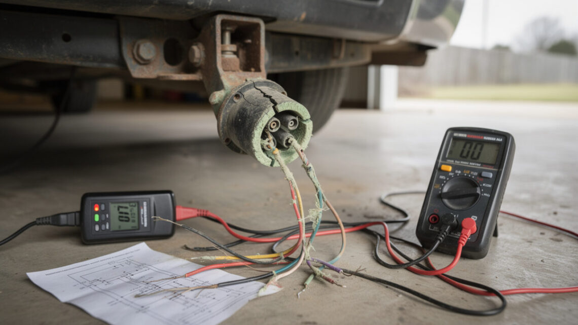 Diagnostic d&rsquo;une prise remorque défaillante : méthode et outils nécessaires