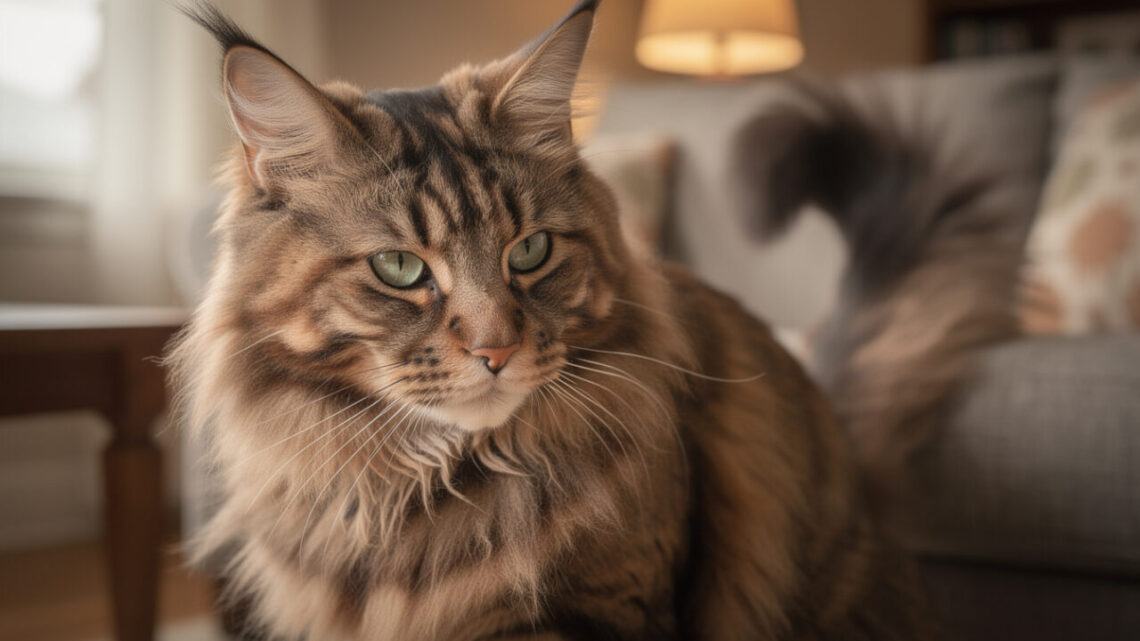Maine coon géant : découvrez ses caractéristiques uniques