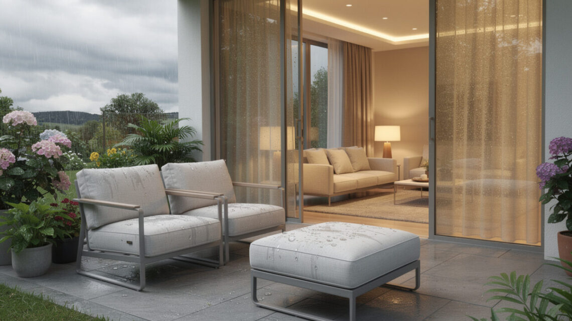 Pourquoi le tissu déperlant est l’allié idéal de votre déco intérieure et extérieure