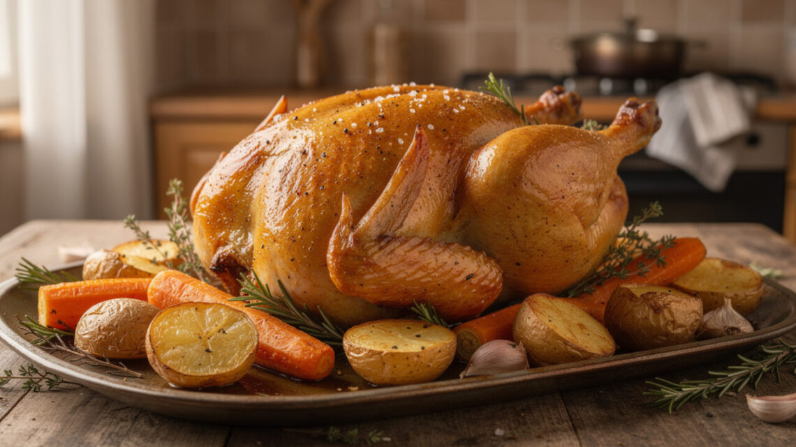 Recette facile de poularde au four pour un repas savoureux