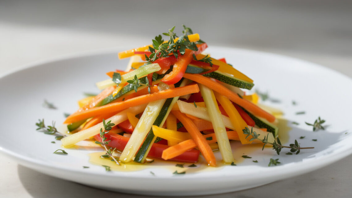 Recette facile pour une julienne de légumes savoureuse et saine