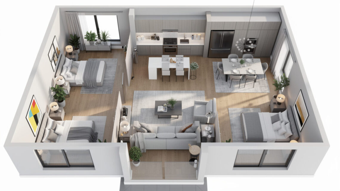 Tirer parti d’un plan maison 4 chambres pour organiser et décorer les espaces de vie