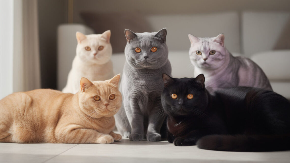 British shorthair couleur : découvrez les teintes les plus prisées
