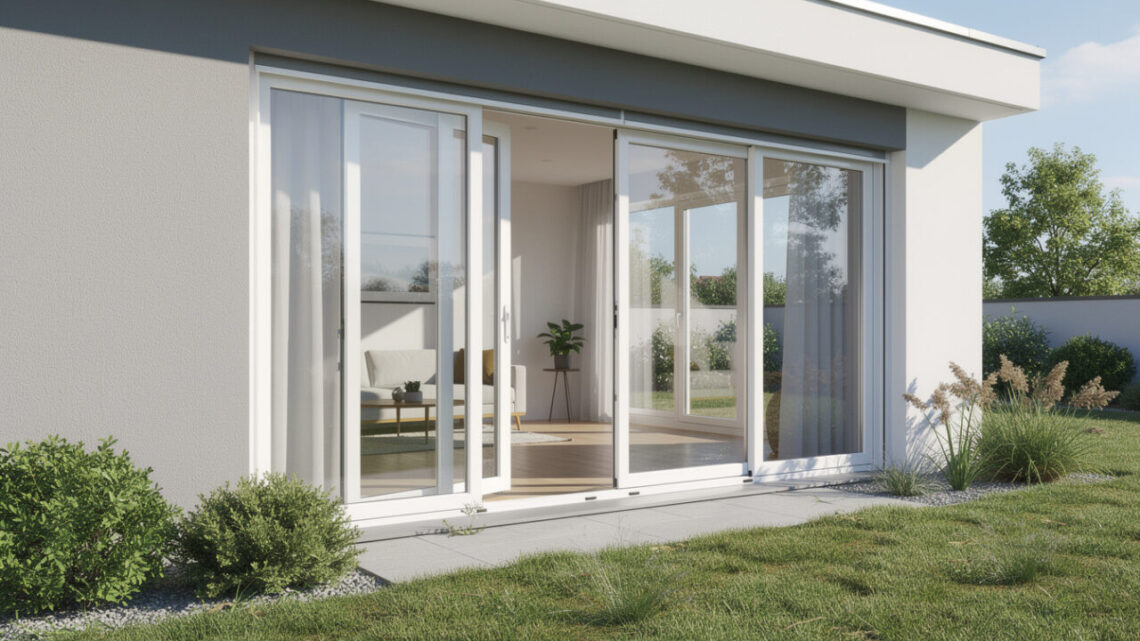 Installer une fenêtre coulissante PVC pour une maison lumineuse, isolée et contemporaine